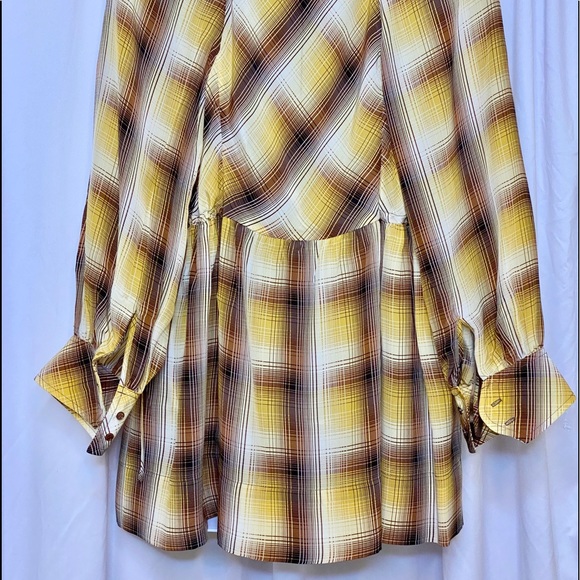 BCBGMaxAzria Plaid Blouse - Picture 2 of 3